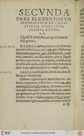 Secunda pars elementorum sphaericorum