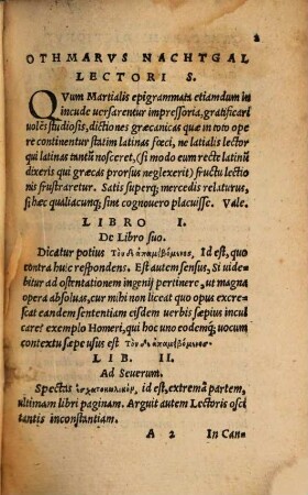 M. Valerii Matialis Epigrammaton libri XIIII : adiectum quoque est Graecarum dictionum, quibus autor utitur, interpretamentum