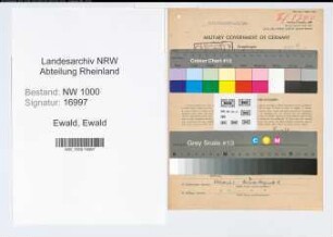 Entnazifizierung Ewald Ewald, geb. 20.07.1893 (Arzt)