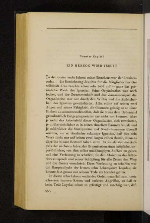 Neuntes Kapitel Ein Herzog wird Jesuit