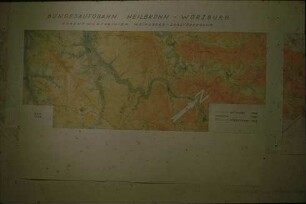 BAB Heilbronn-Würzburg, Lageplan Weinsberg-Bieringen, Vorentwurfslinien Weinsberg-Jagstübergang (Karte)