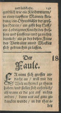 Der Faule.