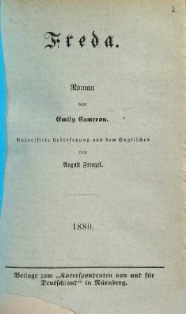 Freda : Roman
