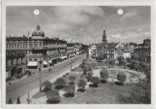 Libau, Rosenplatz und Großstraße