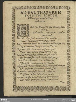 Carminum Iohannis Schraderi Aeglensis