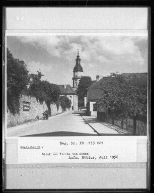 Königsbrück, Blick zur Kirche von Süden