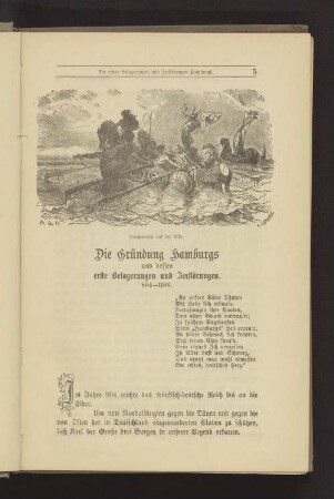 Die Gründung Hamburgs und dessen erste Belagerungen und Zerstörungen. 804-1106.