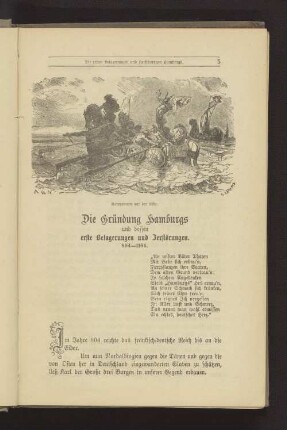 Die Gründung Hamburgs und dessen erste Belagerungen und Zerstörungen. 804-1106.