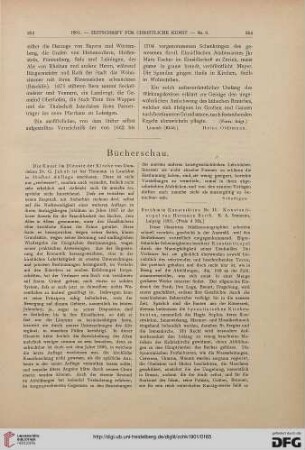 Bücherschau