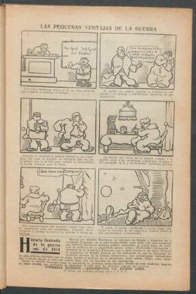 Las pequeñas ventajas de la guerra - [Cómic]
