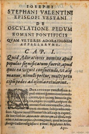 De osculatione pedum Romani Pontificis