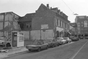 Bürgerinitiative "Bürgerstraße" gegen Planungen der Stadtverwaltung zum Bau eines Parkhauses in der östlichen Bürgerstraße zwischen Blumen- und Amalienstraße