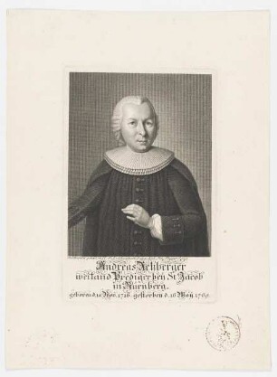 Bildnis des Andreas Rehberger