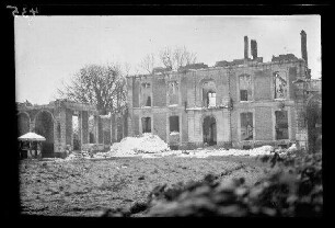 Hendecourt (=Hendecourt-lès-Cagnicourt, Dep. Pas-de-Calais, Frankreich): Ruine von "Schloss Hendecourt bei Blairville"