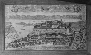 Ansicht von Melk und des Benediktinerstifts vor dem Neubau