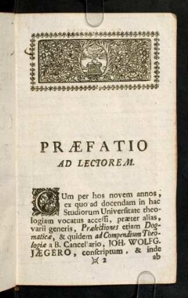 2r-4v, Praefatio Ad Lectorem.