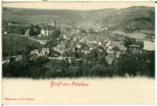 Petschau. Blick auf Petschau