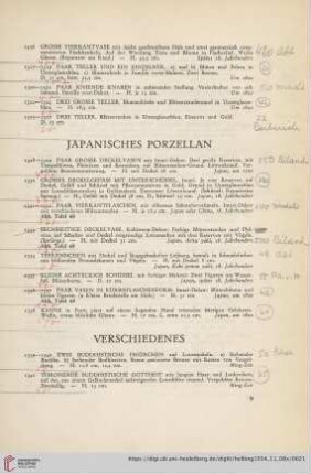 Japanisches Porzellan (Nr. 1328-1338)