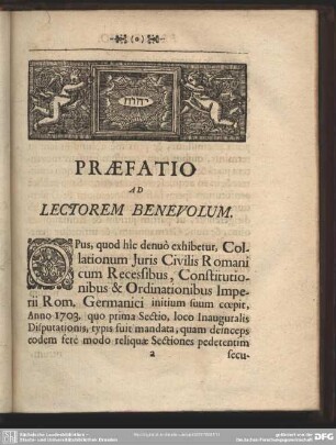 Praefatio Ad Lectorem Benevolum