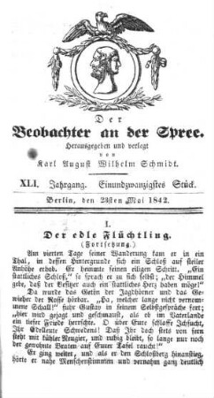 21. Stueck, 23. Mai 1842