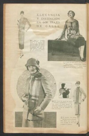Elegancia y distinción en los trajes de calle - [Fotografías] : [Moda]
