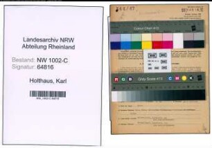 Entnazifizierung Karl Holthaus, geb. 05.06.1881 (Kaufmann)