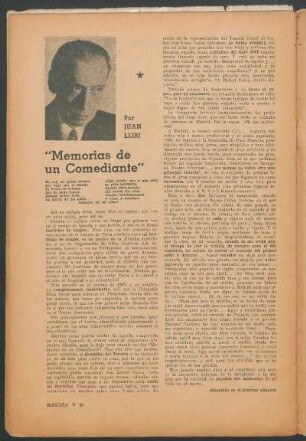 "Memorias de un Comediante"