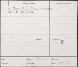 Albert Borsig in Berlin nimmt am 2. Dez. 1859 das preußische Patent auf einen eisernen Rolladen