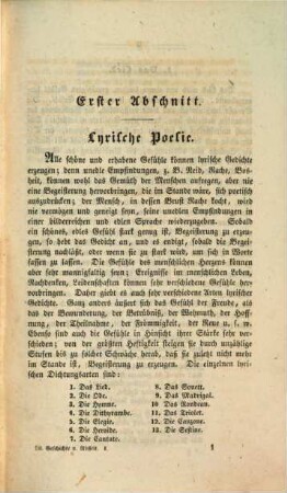 Lehrbuch zur Kenntniß der verschiedenen Gattungen der Poesie und Prosa : für das weibliche Geschlecht, besonders für höhere Töchterschulen