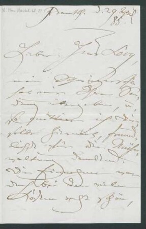 Brief an Martin Levy : 29.04.1885