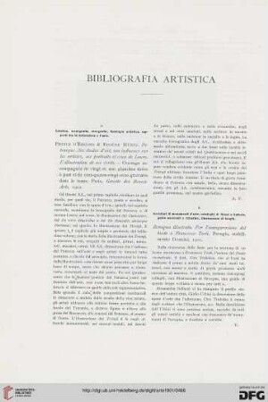 Bibliografia artistica