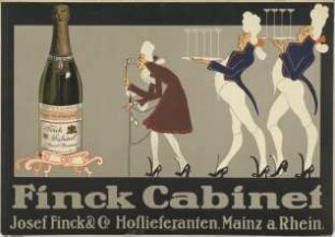 Finck Cabinet. Josef Finck & Co. Hoflieferanten, Mainz am Rhein
