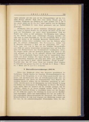 3. Patrouillenunternehmungen 1917/18