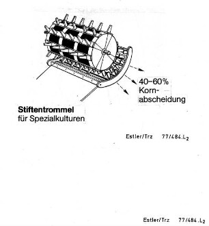 Stiftentrommel für Spezialkulturen