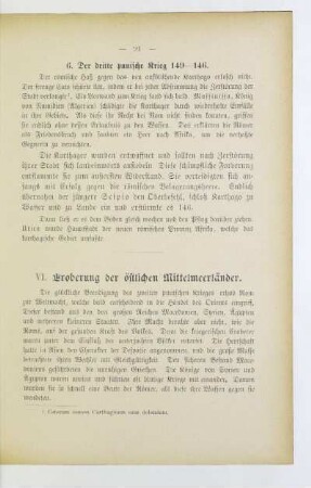 VI. Eroberung der östlichen Mittelmeerländer