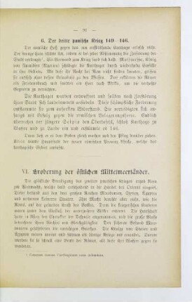VI. Eroberung der östlichen Mittelmeerländer