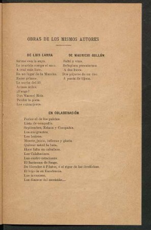 Obras de los mismos autores