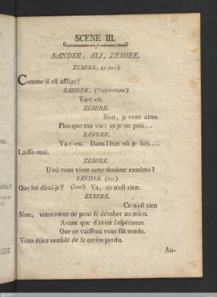 Acte Second: Scene III.