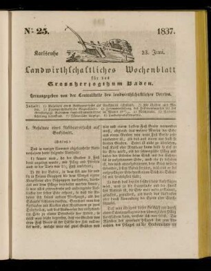 No 25. 1837. 23. Juni