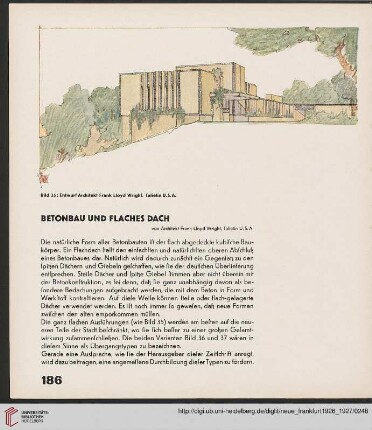 1: Betonbau und flaches Dach