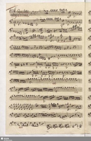 1336. Quartetto: Bel veder d'intorno / Gazzaniga, G.