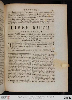 Liber Ruth [Caput primum - Caput IV]