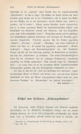 382-390 Bischof von Kettelers "Reformgedanken"