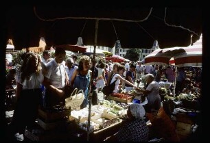 Markt auf dem Münsterplatz