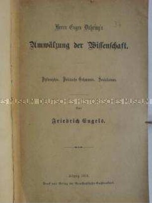Philosophische Betrachtung über die Wissenschaft