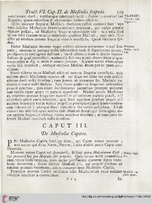 Caput III: De Musculis Capitis