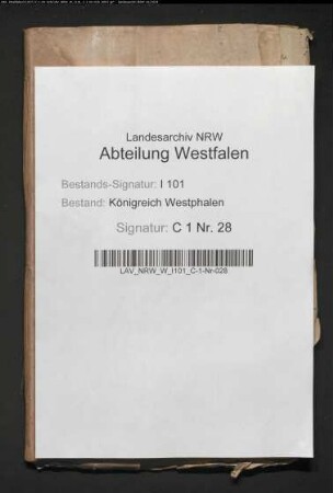 Eeduktion der westphälischen Staatsobligationen