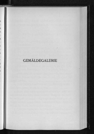 Gemäldegalerie