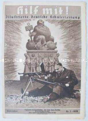 Schülerzeitschrift "Hilf mit!" u.a. über den Kriegsgegner England