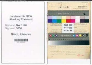 Entnazifizierung Johannes Nitsch , geb. 23.06.1922 (Polizist)